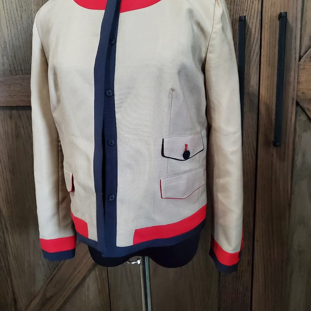 Prada Colorblock Suiting Jacket - Picture 2 of 5